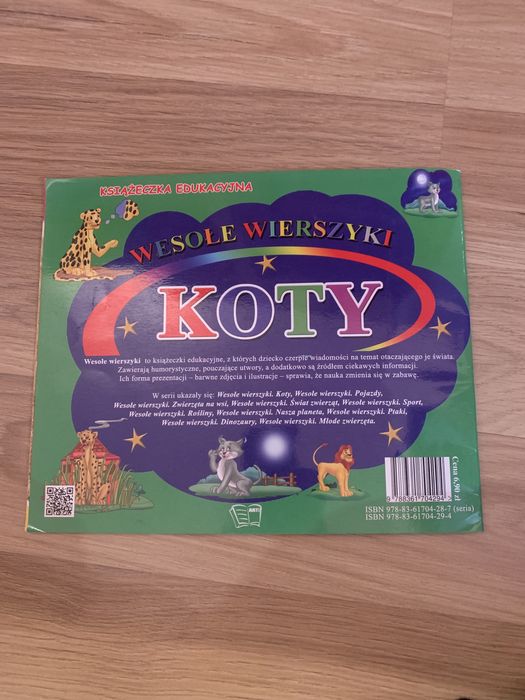 koty ksiazka edukacyjna dla dzieci
