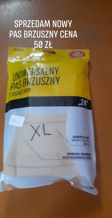 Uniwersalny pas brzuszny XL