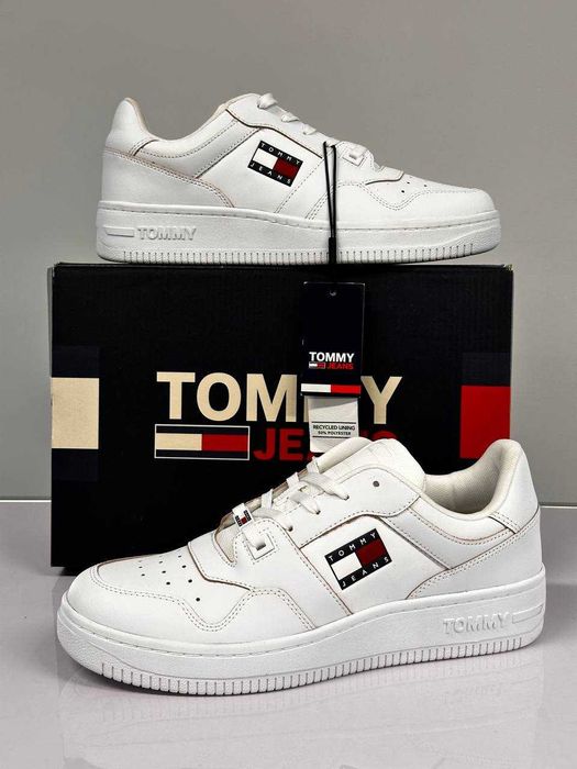 Oryginalne buty skórzane z Włoch Tommy Hilfiger