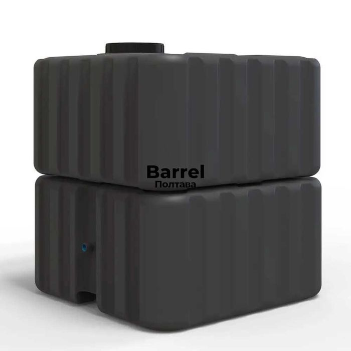 Бак для душу 75 літрів, пластиковий, двошаровий з лійкою.