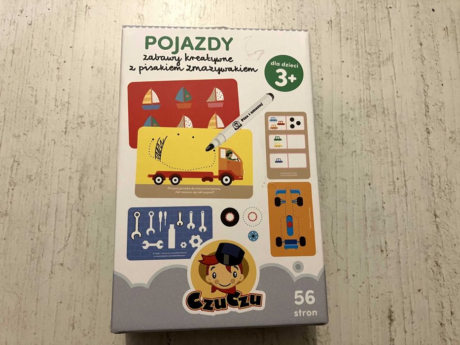 CzuCzu Pojazdy. Zabawy kreatywne z pisakiem