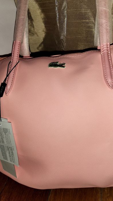 Bolsa Lacoste + etiquetas + saco de embrulho