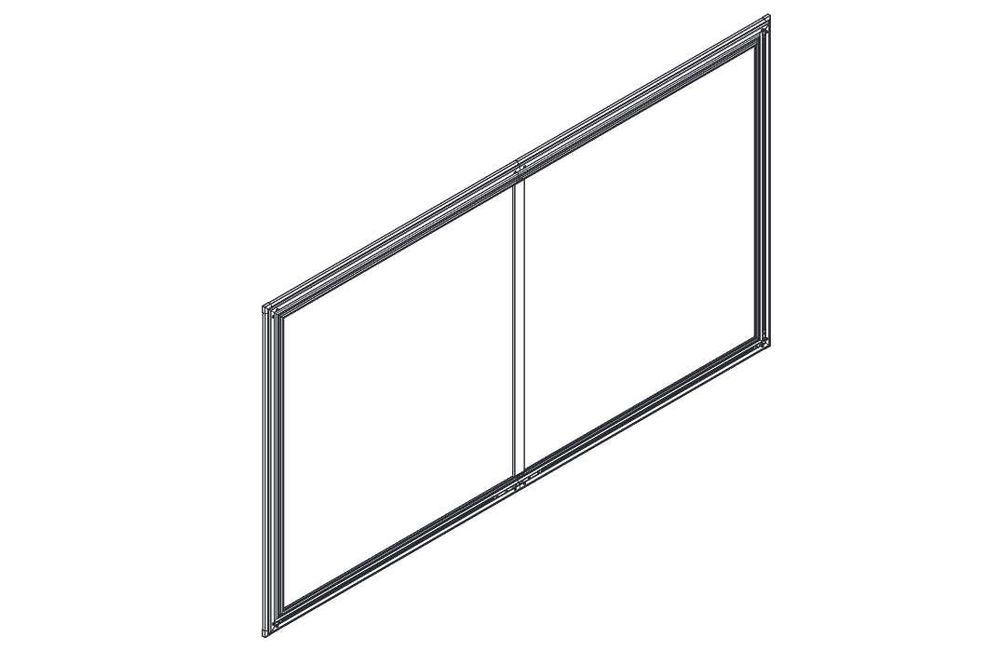 Aluminiowa rama ekranu projekcyjnego / projektora 100 cali