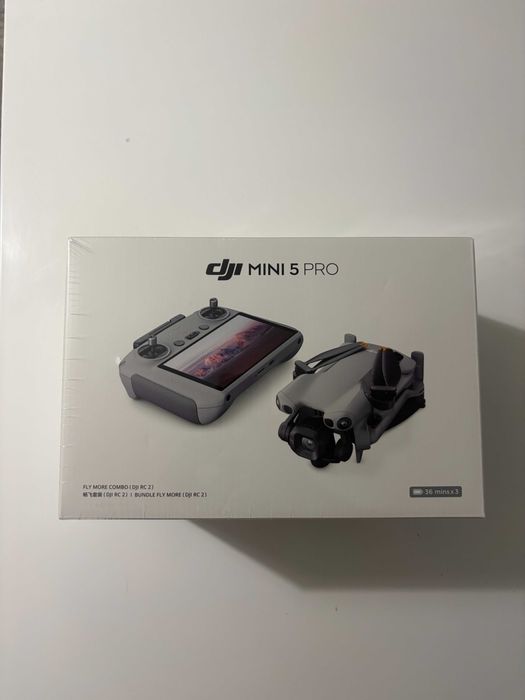Dron DJI MINI 5 PRO Fly More Combo, NOWY, plomby, zakupiony w Media Expert