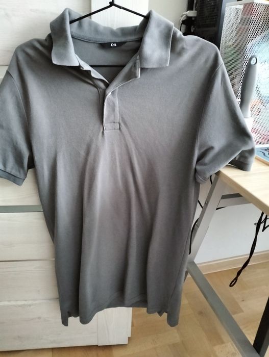 Koszulka polo szara rozmiar s