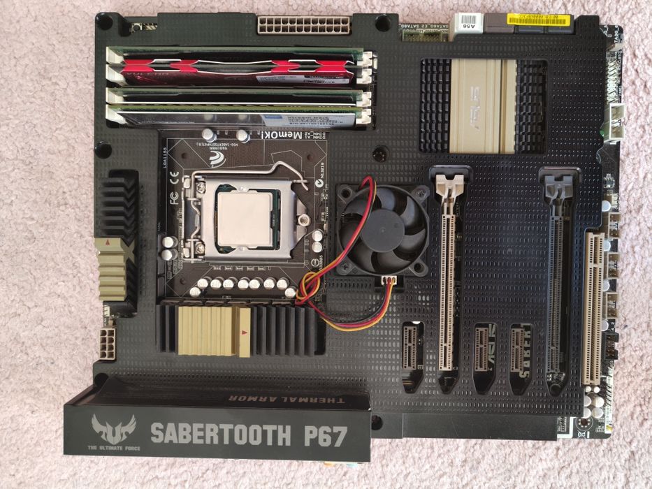 i5-2500k, Asus P67 Sabertooth, 12 Gb ddr3