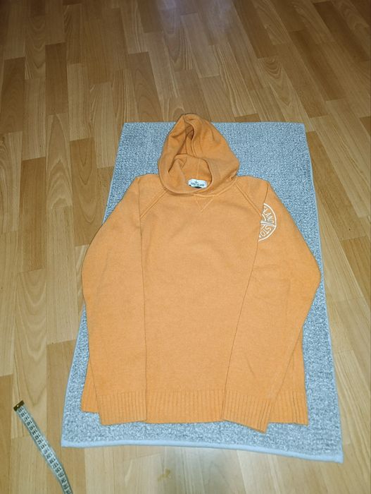 Вязаное худи Stone island Junior