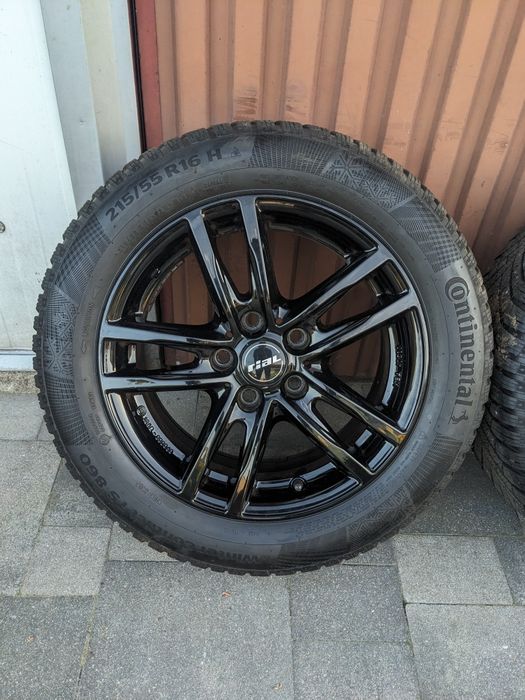 Koła Alufelgi 5x114,3 Rial 215/55R16 Opony zimowe 7Jx16 ET45 Kia Honda Renault