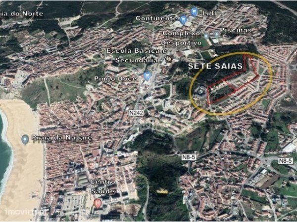 Conjunto de 2 Lotes para Construção de Prédios de Habitação Coletiv... — Nazaré, Leiria