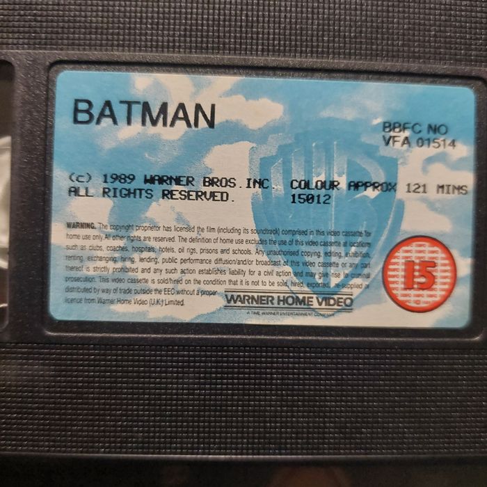 VHS Edição Especial - Batman Returns