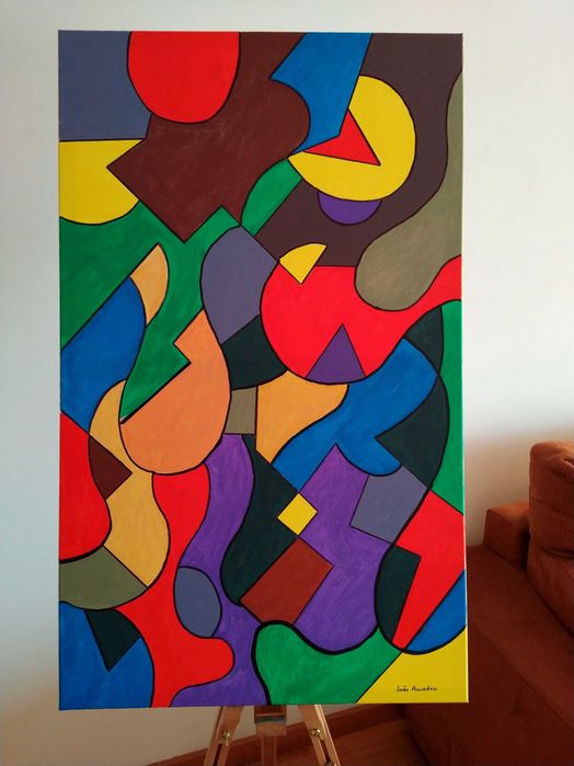 Quadro pintado à mão