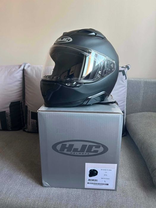 Kask motocyklowy HJC F71 Solid Semi Flat Black