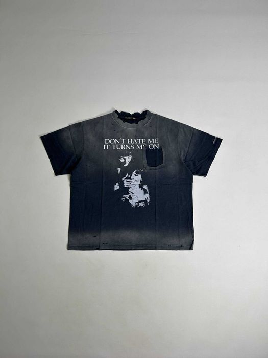 Футболка Project G/R GR Grailz archive чорна distressed черная