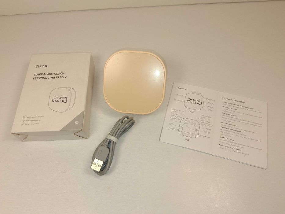 N068 Zegar Cyfrowy Budzik Magnetyczny Timer Termometr PodświetlenieLED