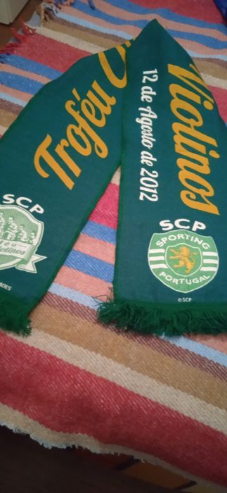 Cachecol SCP troféu cinco violinos 2012. 106 anos do SCP