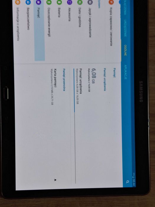 Tablet Samsung Galaxy Tab S 10.5 (model SM-T800)