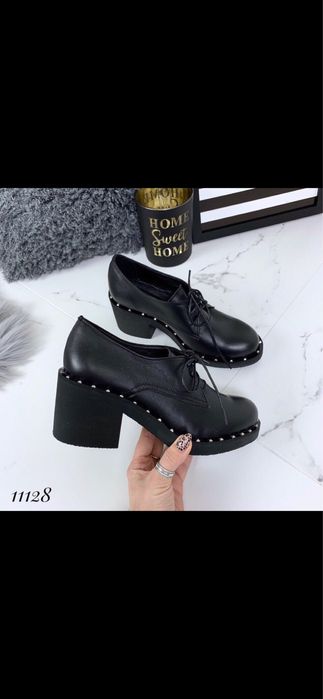 Шкіряні туфлі 38 розмір