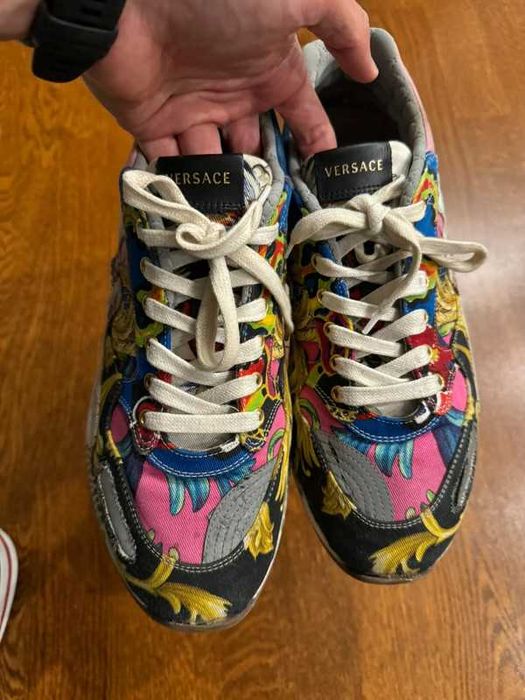 Buty Versace Achilles Baroque Sneakers Multicolor 43