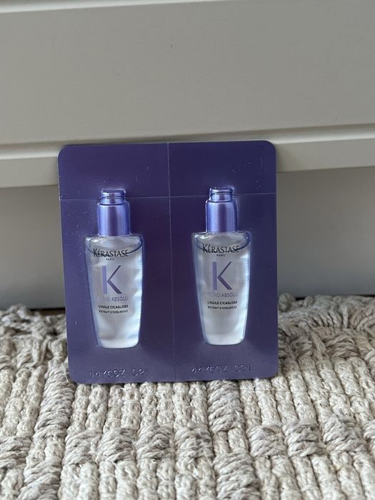 Ketastase Blond Absolu Cicaglossb olejek do włosów farbowanych Blond 2 x 2 ml