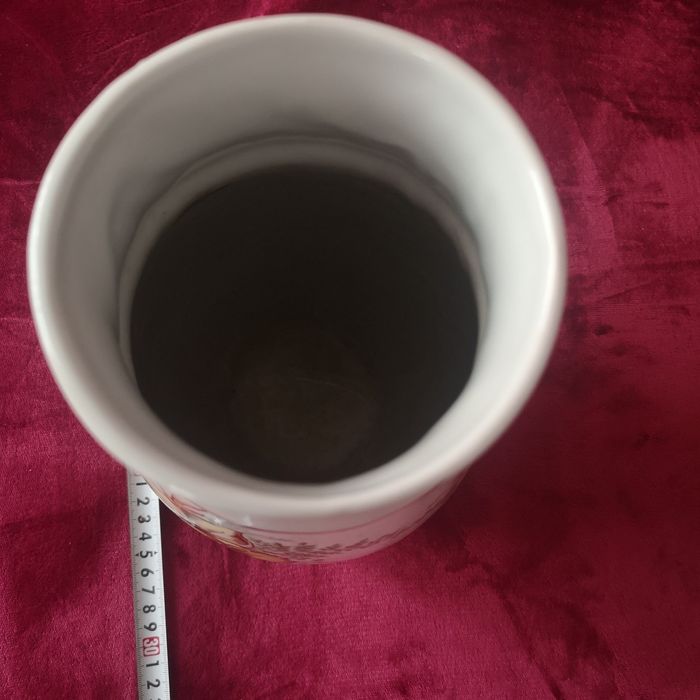 Wazon z Fabryki Porcelany  Książ ręcznie 36 cm