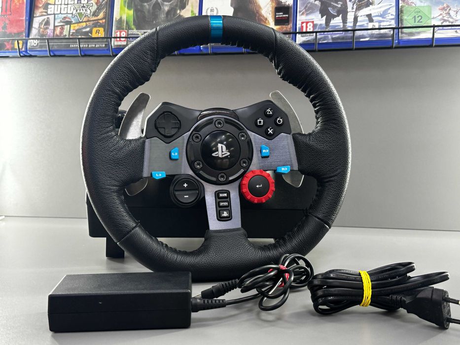 Ігрове кермо для комп`ютера\PS4\PS5 Logitech g29 + КПП