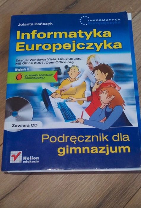 Książka do informatyki z programami Windows Vista, Linux Ubuntu,ms Off