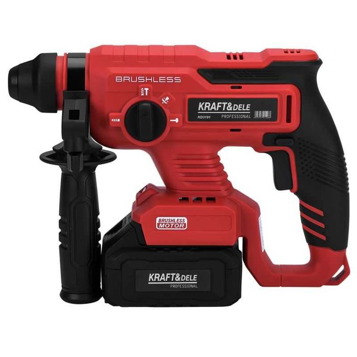 Młotowiertarka udarowa aku sds-plus 21V 3J BEZSZCZOTKOWA 2x 4Ah KD3191