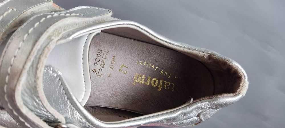 Мокасины на ліпучках Vitaform Італія з натуральної шкіри