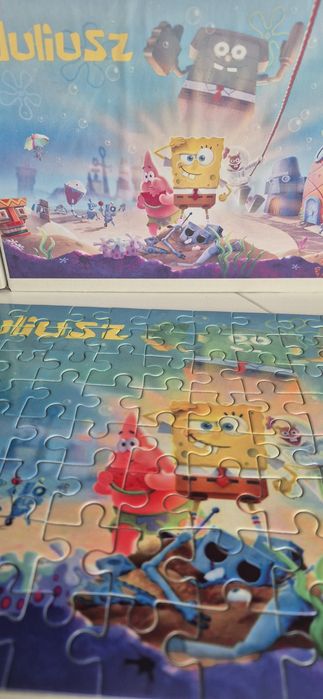 Puzzle Spangebob obraz