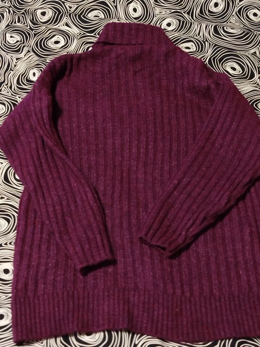 Ciemno fioletowy melanż nowy golf Moda Katalinski L 40