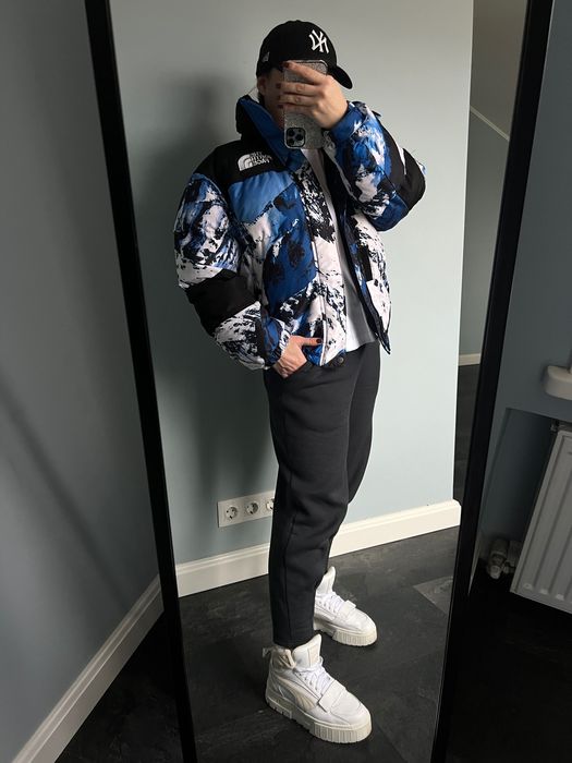 стильний зимовий пуховик TNF The North Face TNF Snow Mountain Jack TNF