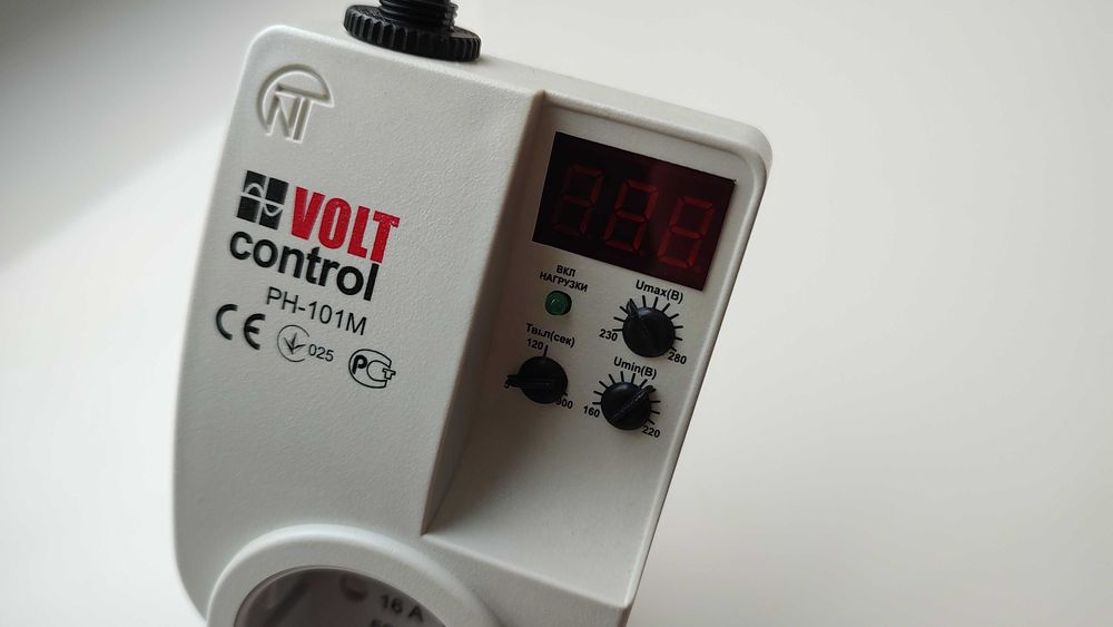 Реле напруги 3 в 1 Новатек Електро Volt Control РН-101М 3,5 кВт