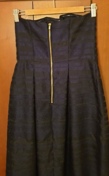 Sukienka H&M r. 40 granatowa, elegancka