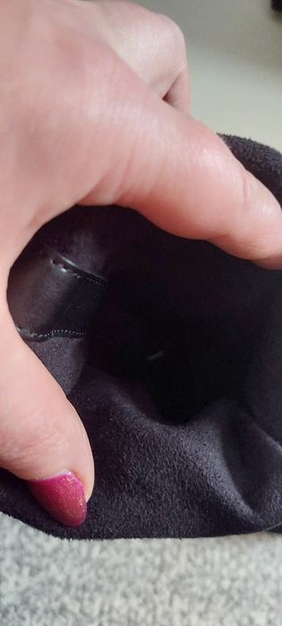 Czarne zamszowe botki Lasocki rozm 40