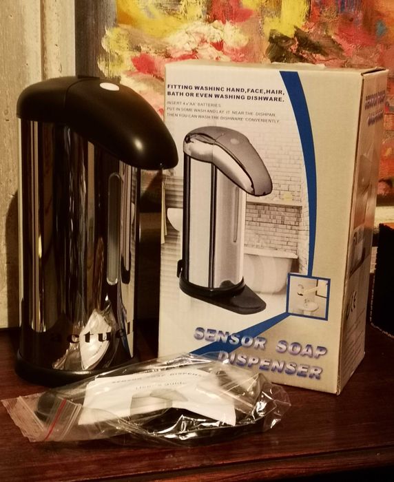 Dispensador automático de sabonete