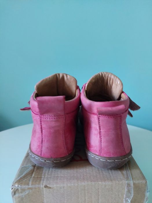 Buty dziewczęce skórzane PomPom 25
