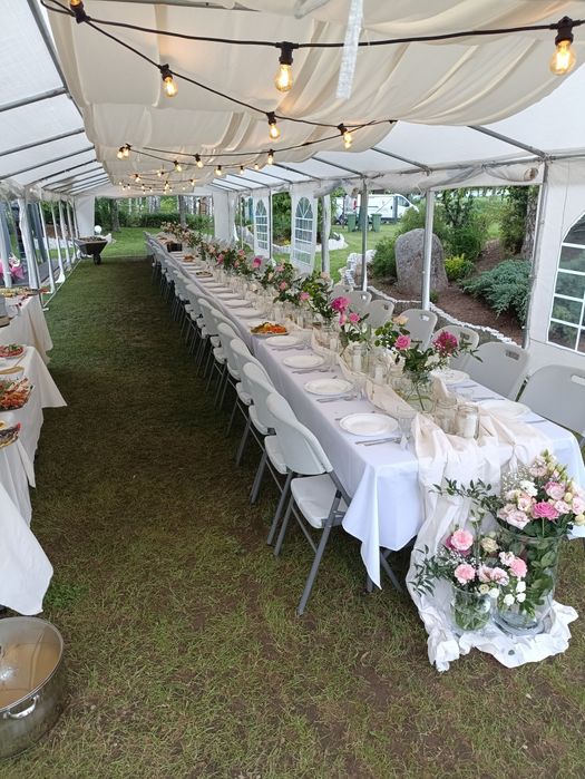 Wynajem namiot imprezowy, barmix, sprzęt gastronomiczny, zastawa,meble