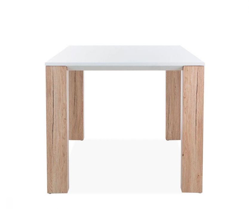 Mesa de jantar PURE em MDF branco