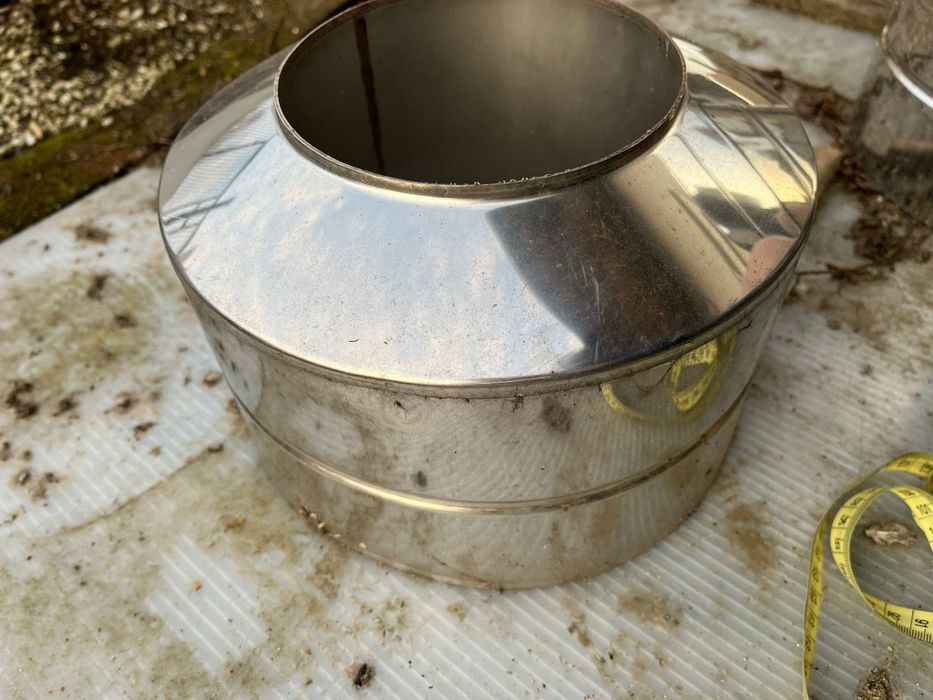 Rura ceramiczna kominowa - 300 mm + daszki kominowe