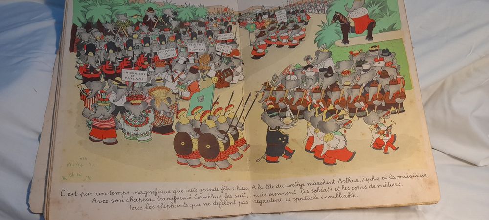 Le Roi Babar, Hachette 1939