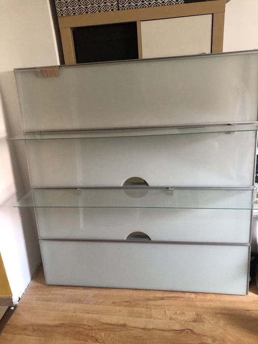 Ścianka rtv Framsta- Ikea.
