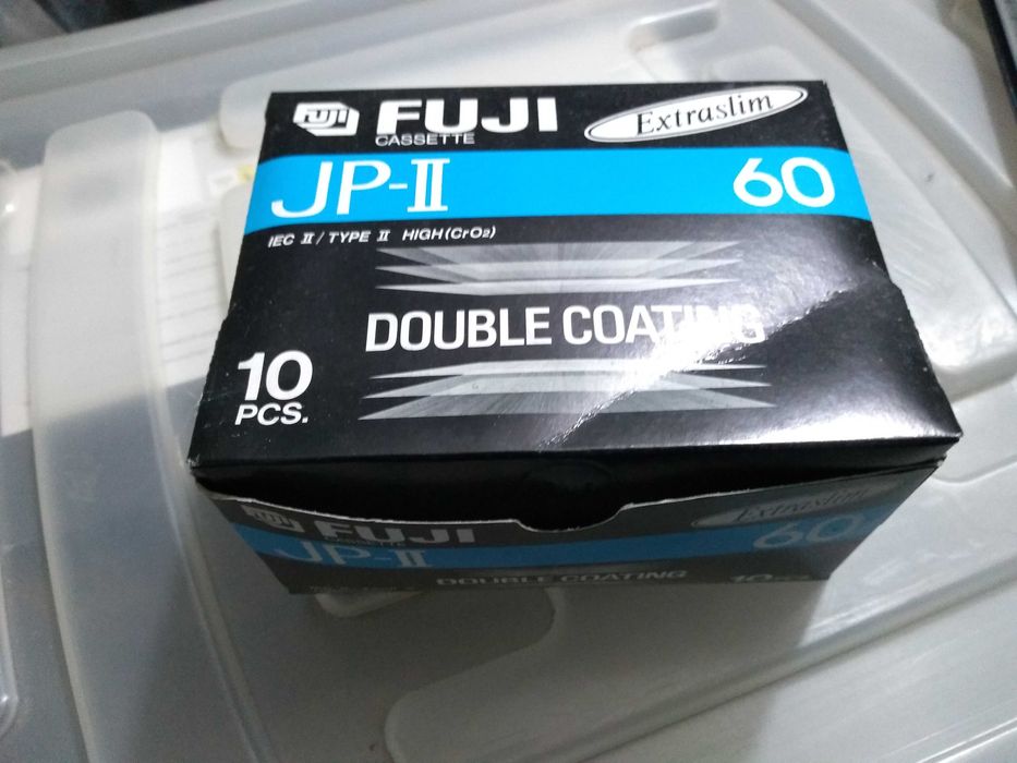 Cassetes de áudio FUJI JP-II 60 VINTAGE, NOVAS!