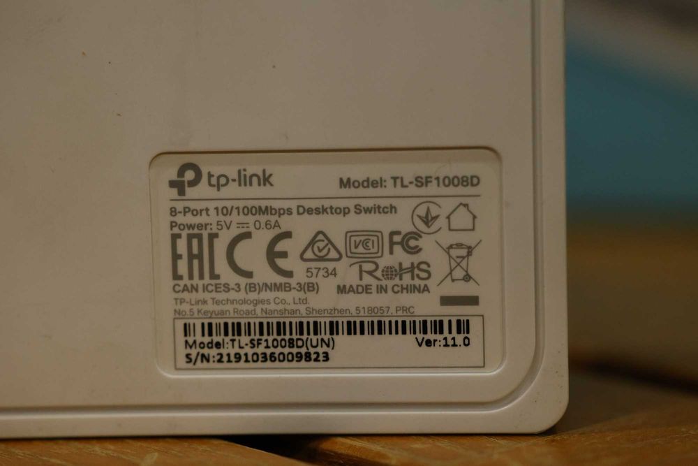 Switch 8P 10/100Mbps - TP-Link TL-SF1008D64740591279873122