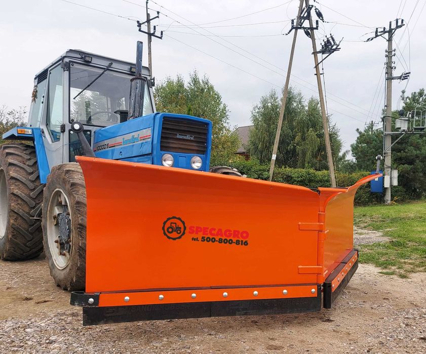 PROMOCJA ! Pług śnieżny STRZAŁKOWY do pryzm kiszonki Euro/Tuz