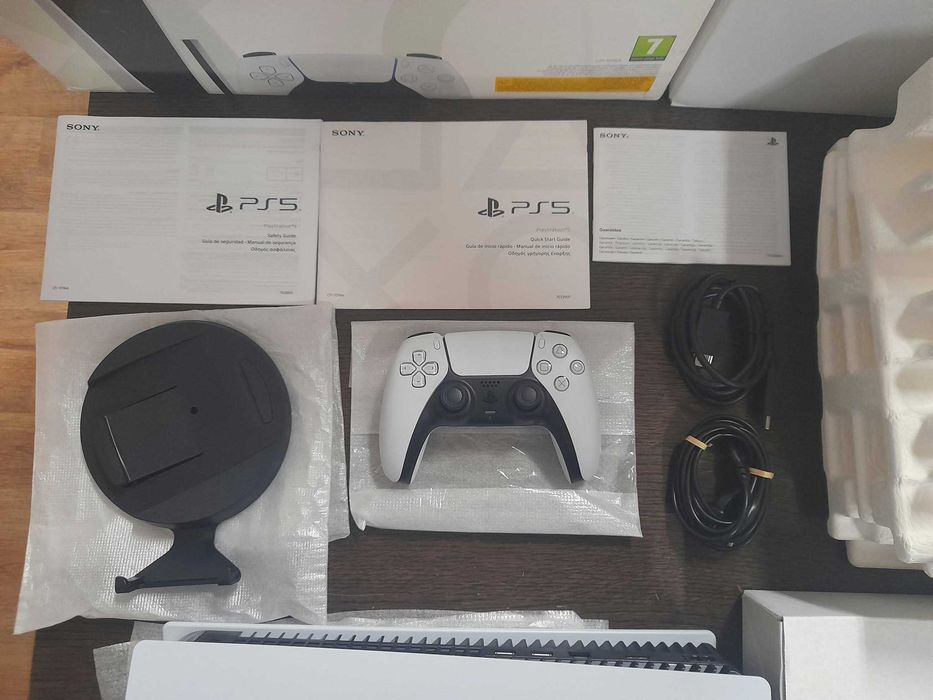 PlayStation 5 com jogos