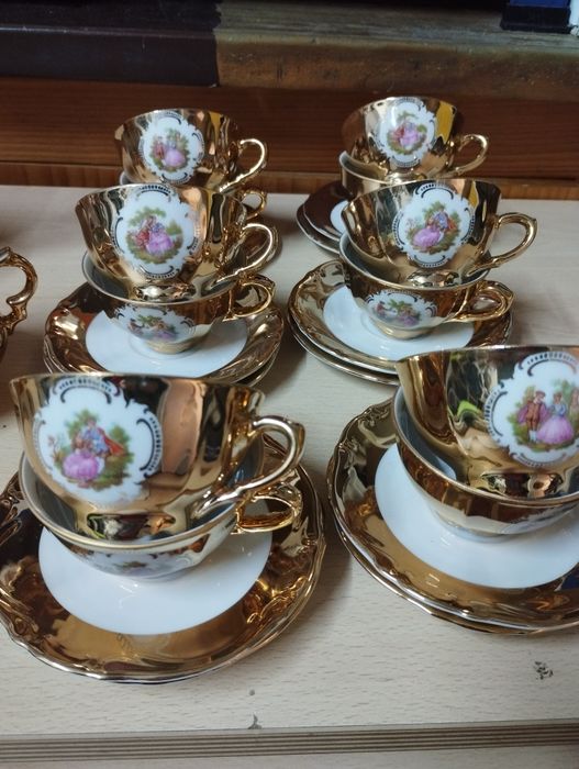 Conjunto café em porcelana