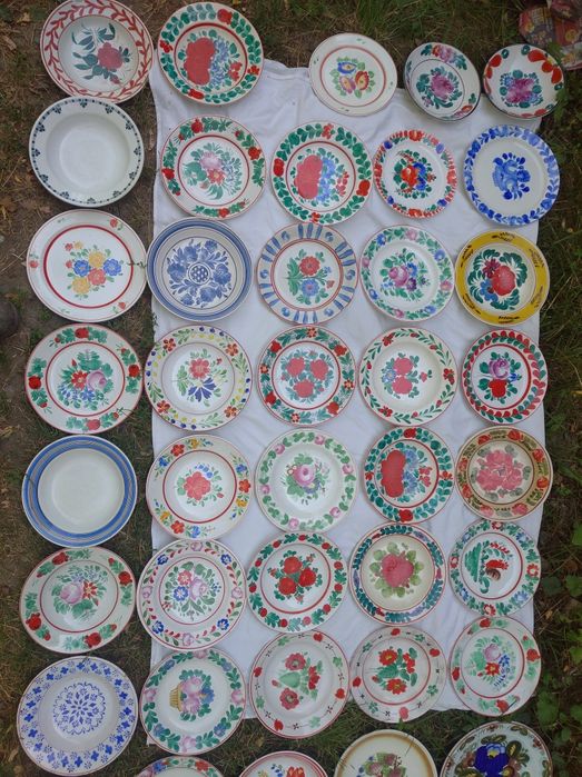 Тарілки настінні,довоєнні і 50-х,60-х,до 80-х,народні і фабричні .