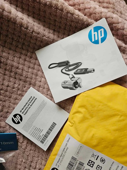 HP Master Keyed Cable Lock 10mm - zamek zabezpieczający do laptopa