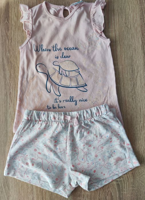 Komplet na lato 92 bezrękawnik szorty