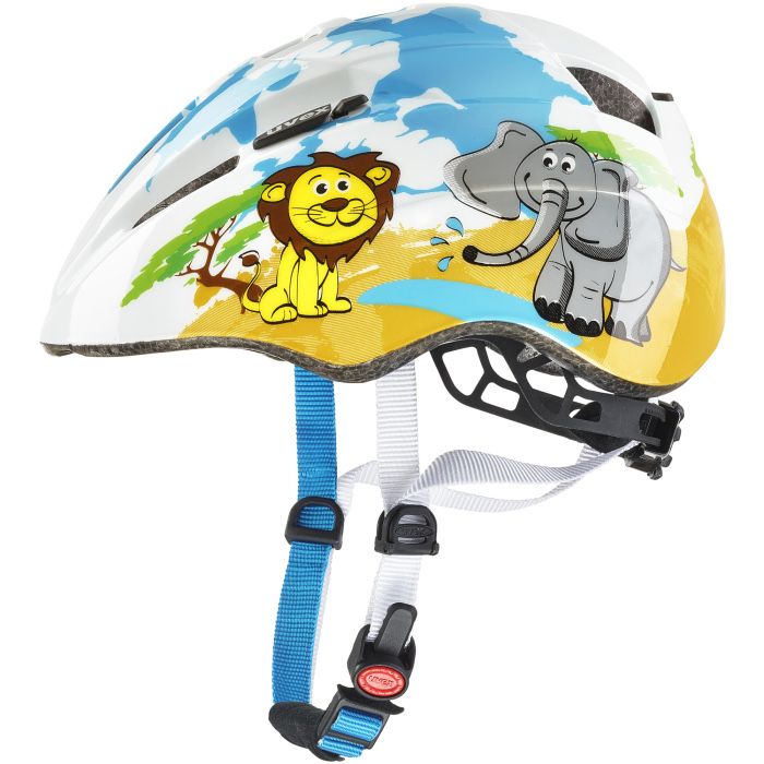 Kask rowerowy dziecięcy UVEX Kid 2 dla dziecka w zwierzatka